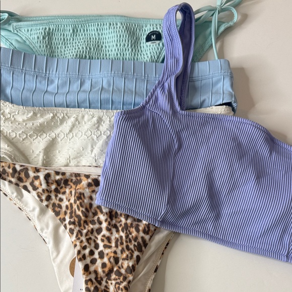 Swimsuit Sale Assortment of 5 Swim Tops and/or Swim Bottoms Size Medium - Picture 1 of 9